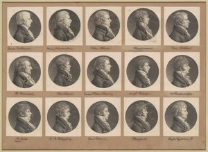 Saint-Mémin Sammlung von Porträts, Gruppe 26