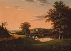 Point Breeze, das Anwesen von Joseph Napoleon Bonaparte in Bordentown, New Jersey von Charles B. Lawrence