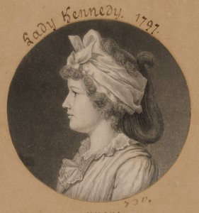 Jane Macomb Kennedy von Charles Balthazar Julien Févret de Saint-Mémin