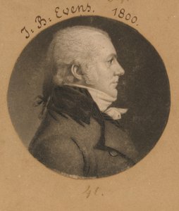 John B. Evens von Charles Balthazar Julien Févret de Saint-Mémin