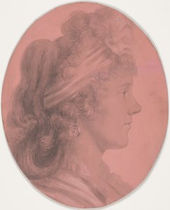 Porträt von Eleanor Ramsay Fitzwilliam von Charles Balthazar Julien Févret de Saint-Mémin