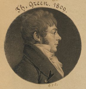 Thomas Green von Charles Balthazar Julien Févret de Saint-Mémin
