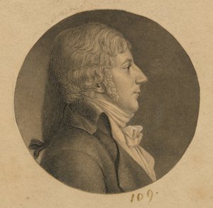 Unbekannter Mann von Charles Balthazar Julien Févret de Saint-Mémin