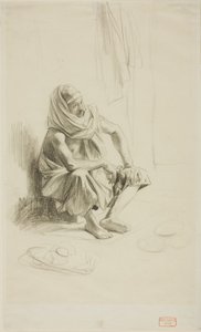 Sitzender Araber