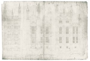 Zeichnung für das Parlament, ca. 1836-40
