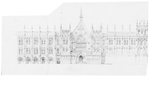 Zeichnung für das Parlament, ca. 1836-40