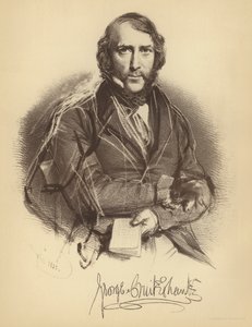 George Cruikshank von Charles Baugniet