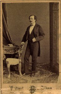 Marius Petipa, russischer Balletttänzer und Choreograf, um 1855