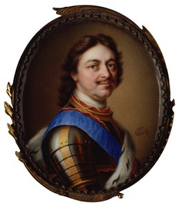 Porträt von Kaiser Peter I. der Große 1672-1725, 1717 von Charles Boit