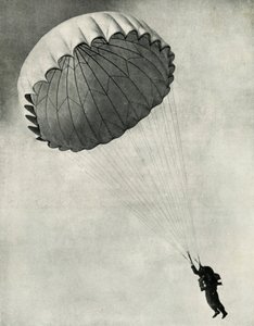 Flieger mit Fallschirm während des Zweiten Weltkriegs, 1941