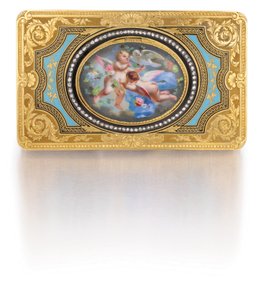 Singvogel-Box, ca. 1840 von Charles Bruguier