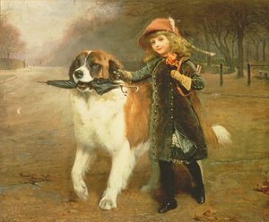 Auf dem Weg zur Schule, 1883
