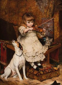 Der kleine Geiger, 1887 von Charles Burton Barber