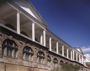 Cameron-Galerie im Katharinenpalast in Zarskoje Selo. Kolonnade des Obergeschosses, 1783-1785 von Charles Cameron