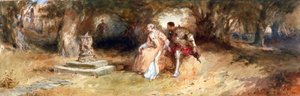Landschaft mit Figuren, 1885