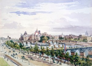 Paris, vom Fenster des Salle d