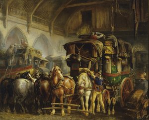 Eine Pariser Diligence von Charles Cooper Henderson