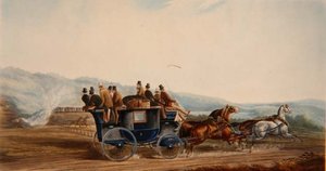 Die Straße gegen die Eisenbahn von Charles Cooper Henderson