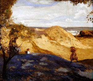 Die Schaukel, Swanage, Dorset von Charles Corder