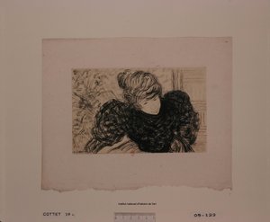 Frau mit weiten Ärmeln (Probe a) von Charles Cottet
