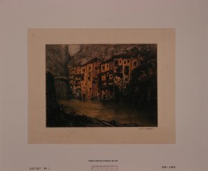 Pont en Royans (kleine Platte) (Probe b) von Charles Cottet