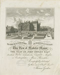 Madeley Manor House (Radierung) von Charles Cotton
