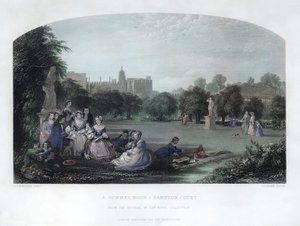 Ein Sommermittag: Hampton Court von Charles Cousen