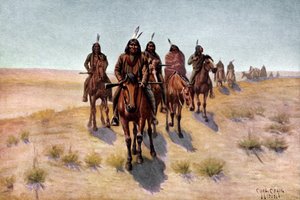 Indianer vom Stamm der Apachen