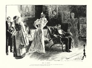 Kein Geist (Lithographie) von Charles Dana Gibson