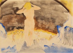Graf Muffats erster Blick auf Nana im Theater von Charles Demuth