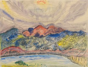 Frühe Landschaft, 1914 von Charles Demuth