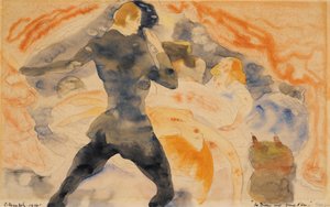 Honoré de Balzacs Das Mädchen mit den goldenen Augen, 1916 von Charles Demuth