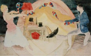 Jongleure mit Hantel von Charles Demuth