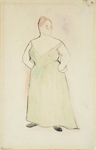 Frau im Abendkleid