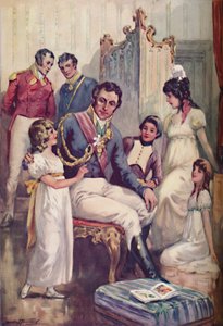 Wellington am Vorabend von Waterloo, um 1925 von Charles Dudley Tennant