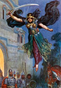 "Sie wurden alle bewegungslos, wo sie standen" von Charles Edmund (after) Brock