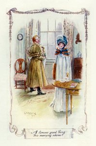 Eine berühmte gute Sache, dieser Heiratsplan (Illustration)