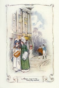 Immer Arm in Arm, wenn sie gingen (Illustration) von Charles Edmund Brock
