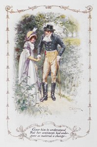 Er ließ sie verstehen, dass sich ihre Gefühle so wesentlich verändert hatten..., Illustration aus 