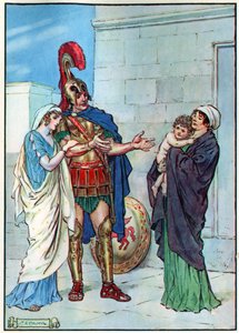 Hektor und Andromache, aus 