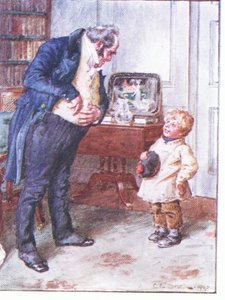 Wie sind Ihre Neigungen zu sechs Pence, Illustration aus Dr. Marigolds Prescription, 1910 von Charles Edmund Brock