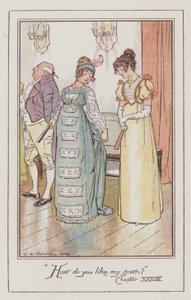 Illustration für Emma von Jane Austen von Charles Edmund Brock
