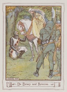 Illustration für Ivanhoe von Sir Walter Scott von Charles Edmund Brock