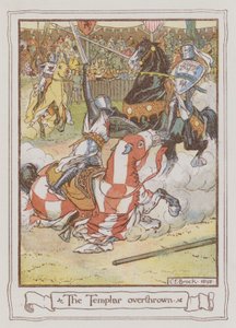 Illustration für Ivanhoe von Sir Walter Scott von Charles Edmund Brock
