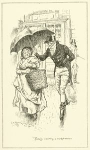 Illustration für Die Essays von Elia von Charles Lamb (Gravur) von Charles Edmund Brock
