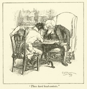 Illustration für Die Essays von Elia von Charles Lamb von Charles Edmund Brock