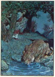 Thisbe und die Löwin, aus 