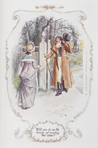 Würden Sie mir die Ehre erweisen, diesen Brief zu lesen?, Illustration zu 