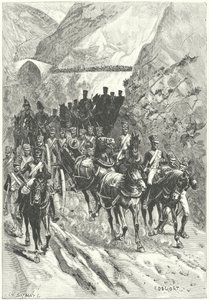 Massenas Rückzug nach Ciudad Rodrigo von Charles Edouard Delort