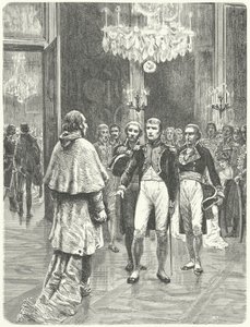 Napoleon empfängt Kardinal Ercole Consalvi im Tuilerienpalast, Paris